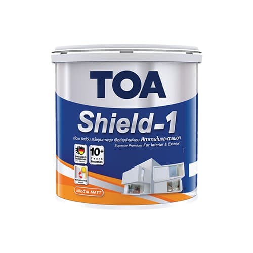 TOA ทีโอเอชิลด์วันนาโน สีน้ำกึ่งเงาภายนอก
