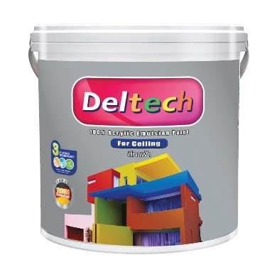 Deltech สีน้ำอะคริลิคทาฝ้า เดลเทค