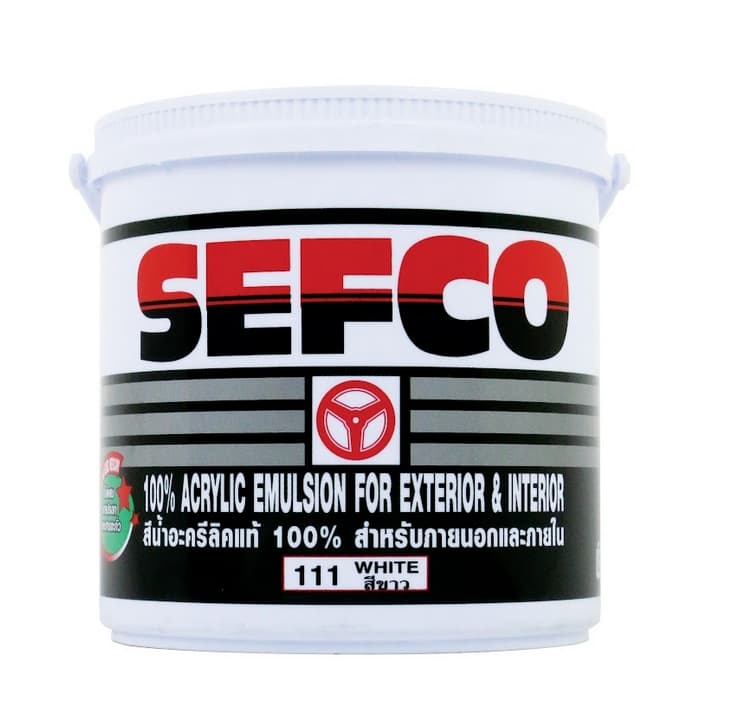 SEFCO SEFCO สีน้ำอะครีลิคทาภายนอก