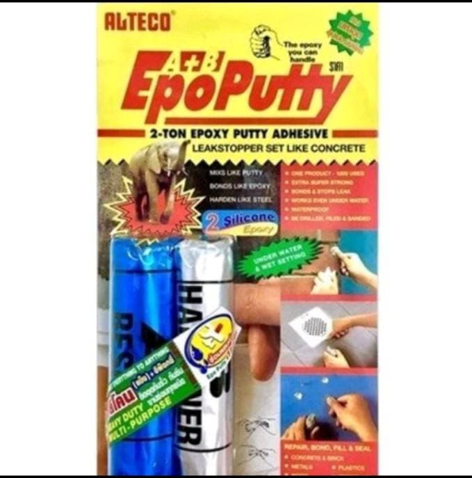 กาวมหาอุด กาวดินน้ำมัน Alteco epoxy putty A+B