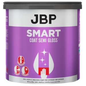 เจบีพี สมาร์ทโค้ท สีน้ำอะครีลิค ชนิดกึ่งเงา