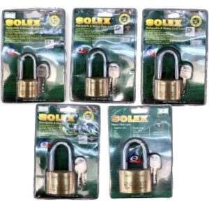 กุญแจ SOLEX รุ่นMACH II ระบบลูกปืน ทองเหลืองแท้