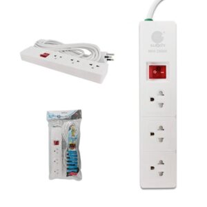 IWC N T1030-3Mปลั๊กไฟ 1 สวิตซ์ 3 ช่อง / สายไฟยาว 3เมตร